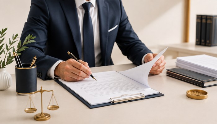 بررسی قرارداد توسط وکیل